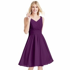 Azazie Grace - A4 - Color Grape